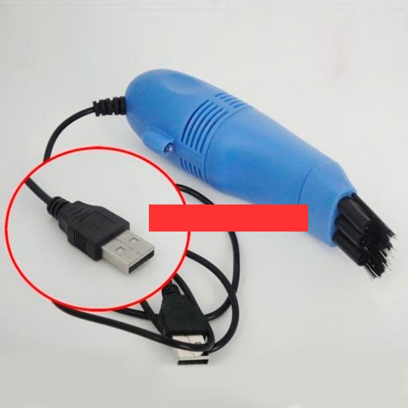 Limpia Teclados Eléctrico USB Azul - Ítem1