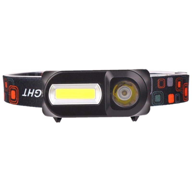 Lanterna Frontal LED/COB Runner Regulável 500 lumens Recarregável - Item1