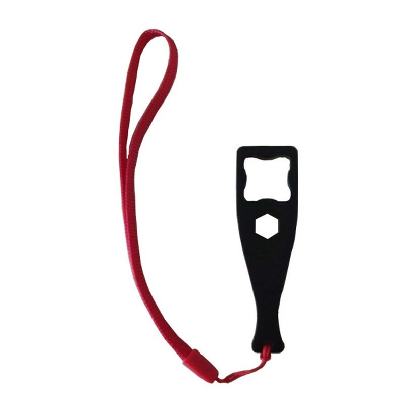 Clé en aluminium CNC - Accessoire de caméra de sport noir - Ítem1