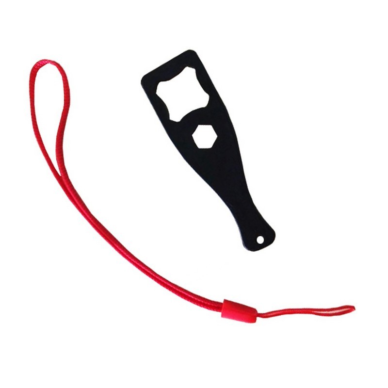 Clé en aluminium CNC - Accessoire de caméra de sport noir - Ítem3