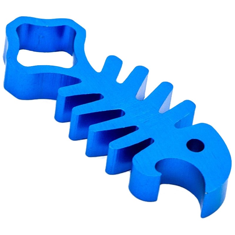 Llave Inglesa Aluminio CNC Pez Style - Accesorios Cámara Deportiva Azul - Ítem1