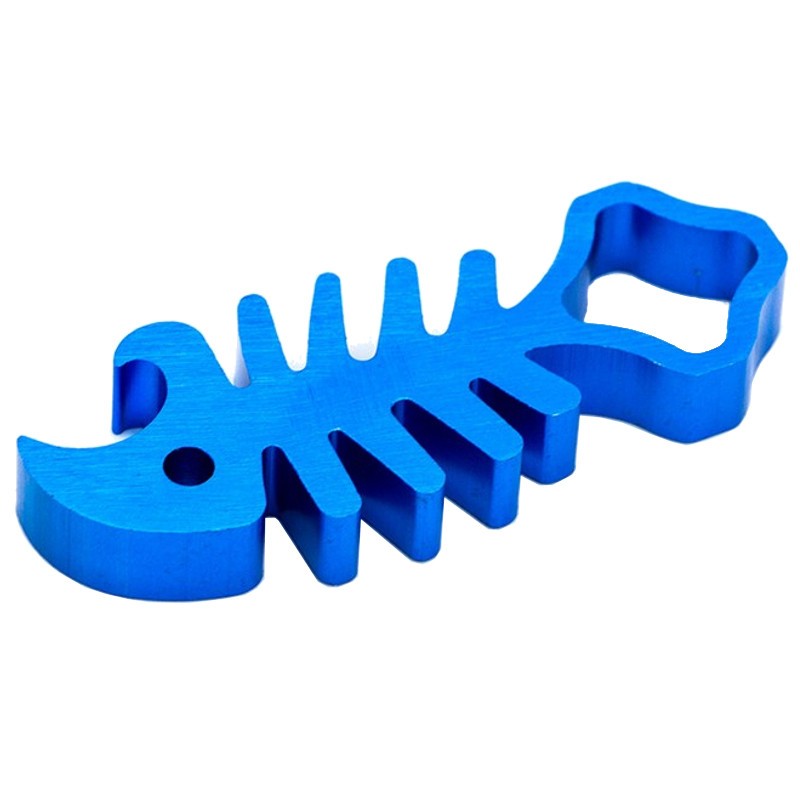 Llave Inglesa Aluminio CNC Pez Style - Accesorios Cámara Deportiva Azul - Ítem2