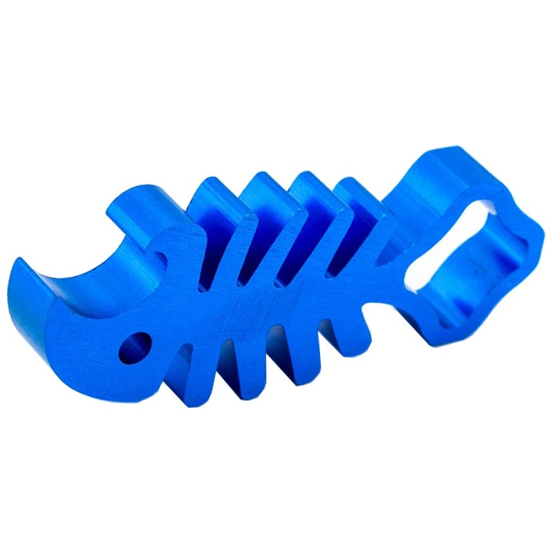 Llave Inglesa Aluminio CNC Pez Style - Accesorios Cámara Deportiva Azul - Ítem3