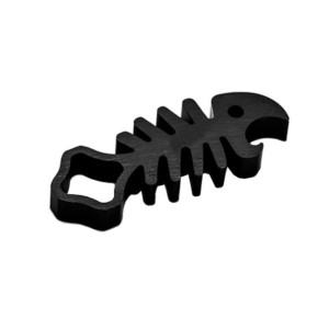 Llave Inglesa Aluminio CNC Pez Style - Accesorios Cámara Deportiva Negro