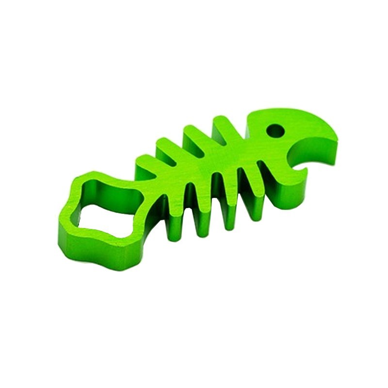 Llave Inglesa Aluminio CNC Pez Style - Accesorios Cámara Deportiva Verde