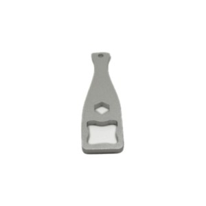 Llave Inglesa Aluminio CNC - Accesorio Cámara Deportiva Plata