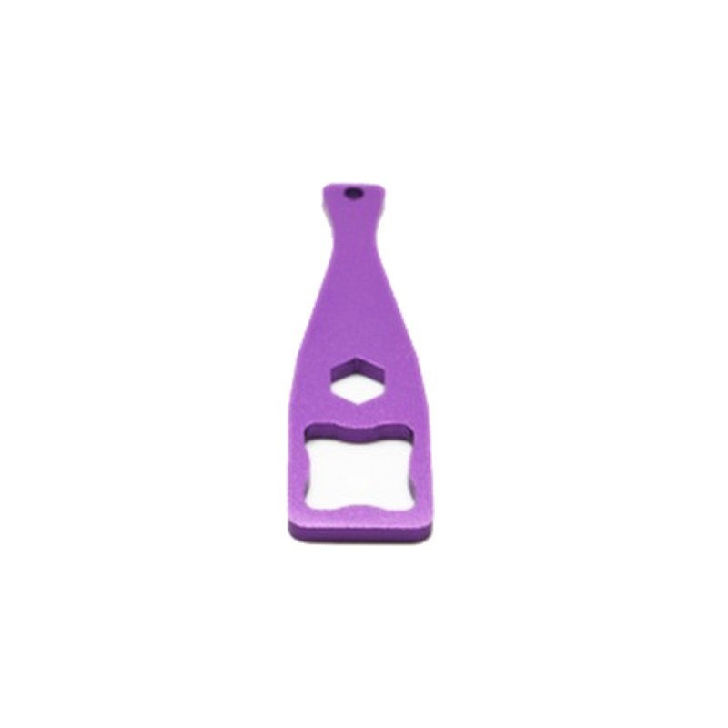 Clé en aluminium CNC - Accessoire de caméra de sport violette - Ítem