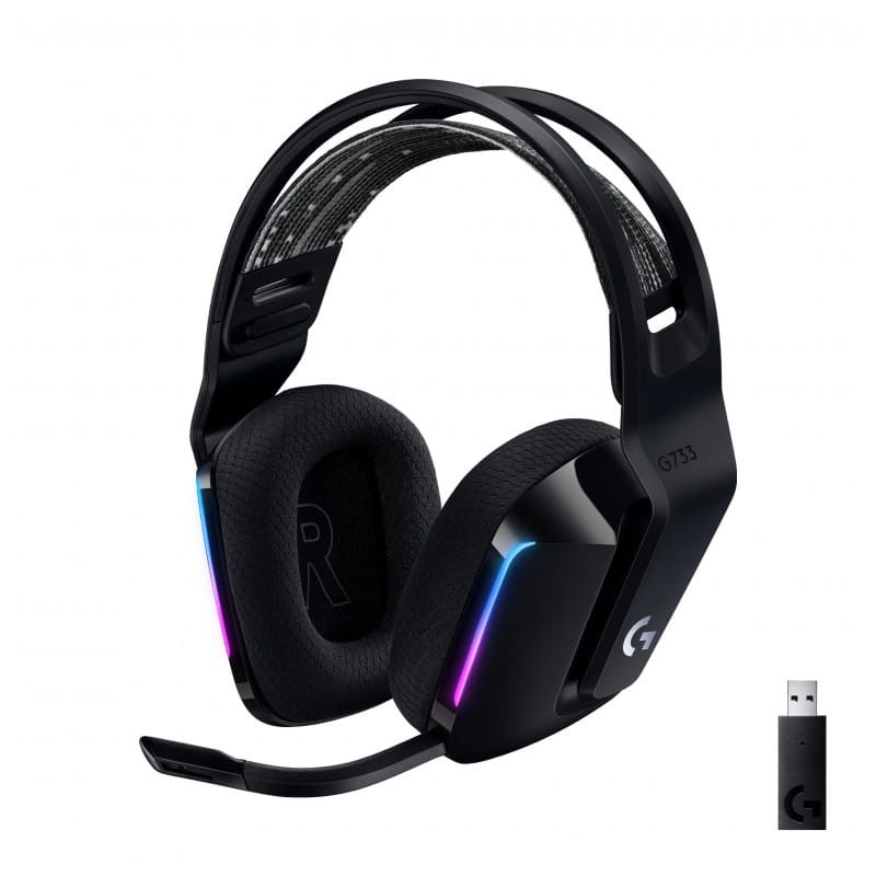 Logitech G G733 Preto - Auricular Auricular sem fios - Item