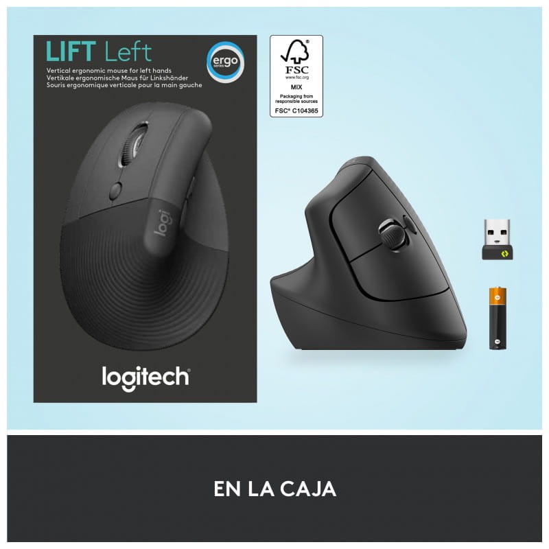 Logitech Lif RF Wireless + Bluetooth - Ratón inalámbrico - Ítem4