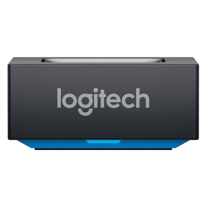 Vista lateral do receptor de áudio Bluetooth Logitech