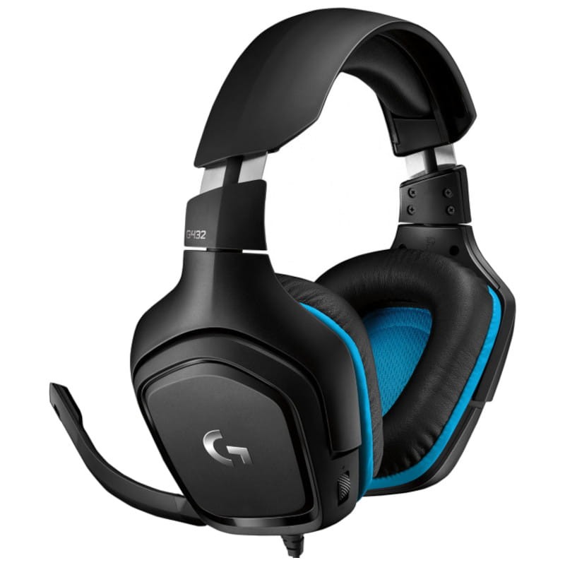 Logitech G432 - Auriculares Gaming Black/Blue - Ítem1