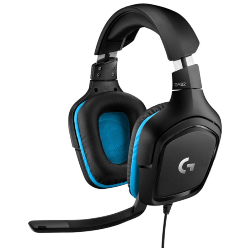 Logitech G432 - Auriculares Gaming Black/Blue - Ítem