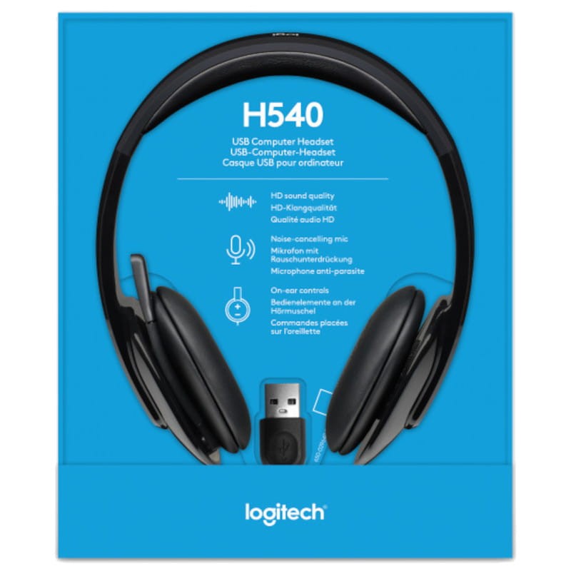 Logitech H540 - Auriculares con Micrófono - Ítem8