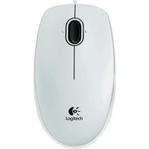 Logitech B100 White Mouse