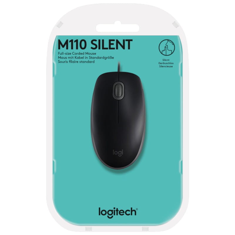 Logitech B110 Silent USB Noir - Souris sans fil - 1000 DPI - Ítem4
