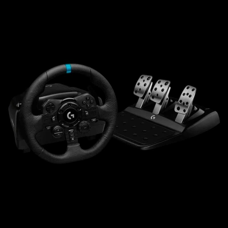 Logitech G923 Volant + Pédales PS5/PS4/PC