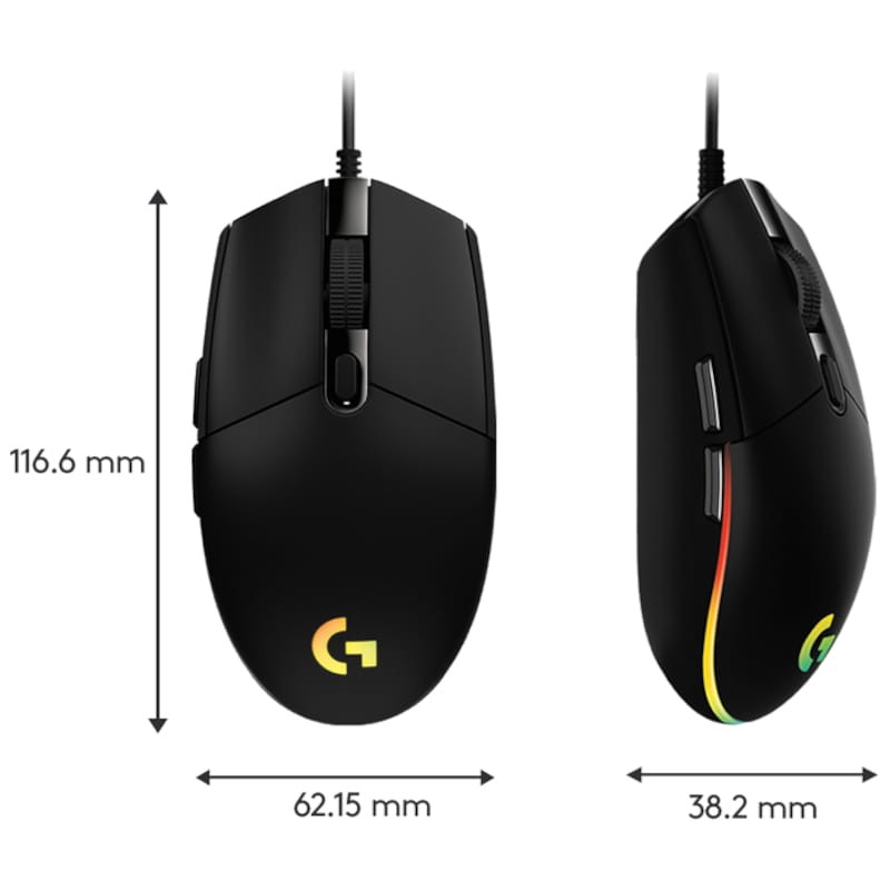 Logitech G G203 Lightsync USB Negro - Ratón Gaming - 8000 DPI - Ítem4