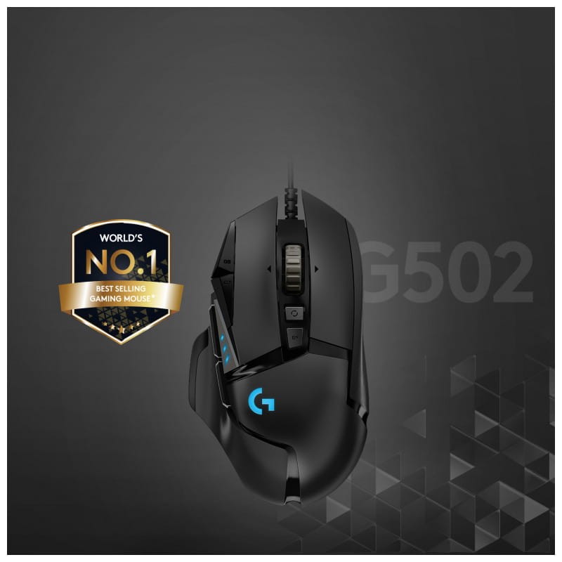 Logitech G G502 Hero USB Negro – Ratón Gaming - 25600 DPI - Ítem5