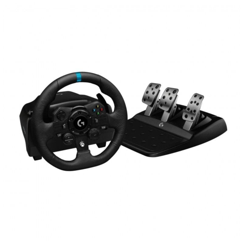 Volante + Pedais Logitech G G923 Xbox Series X/S, Xbox One, PC Cor: Preto - Item