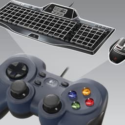 Logitech G Gamepad F310 USB PC Preto - Adaptável