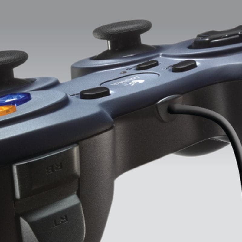 Logitech G Gamepad F310 USB PC Preto - Conexão