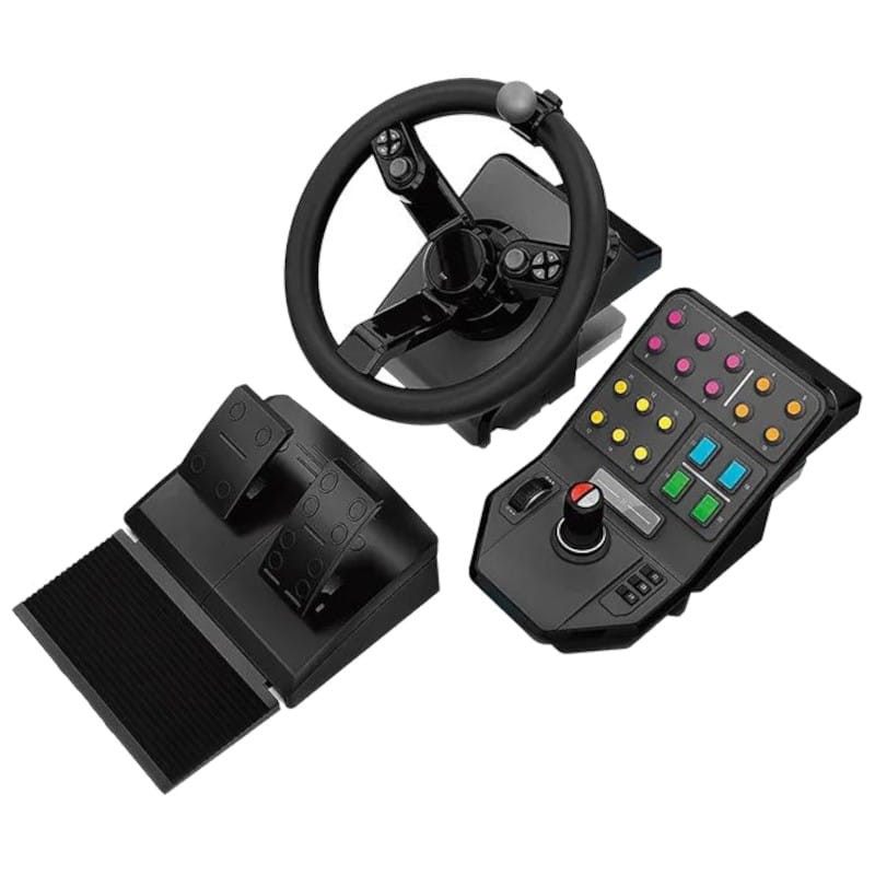 Logitech G Heavy Equipment Bundle PC Noir USB 2.0 - Volant + Pédales - Ítem1