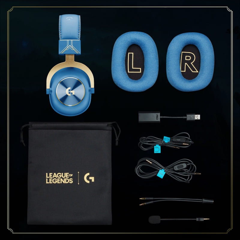 Logitech G PRO X Gaming Headset League of Legends Edition - LOL-WAVE2 - Ítem1
