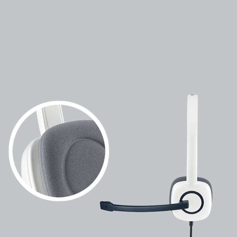 Logitech H150 Auscultadores com Microfone Branco - Adaptável