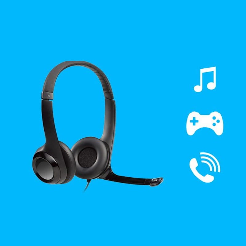 Logitech H390 Headset with Microphone - Crystal Clear Sound