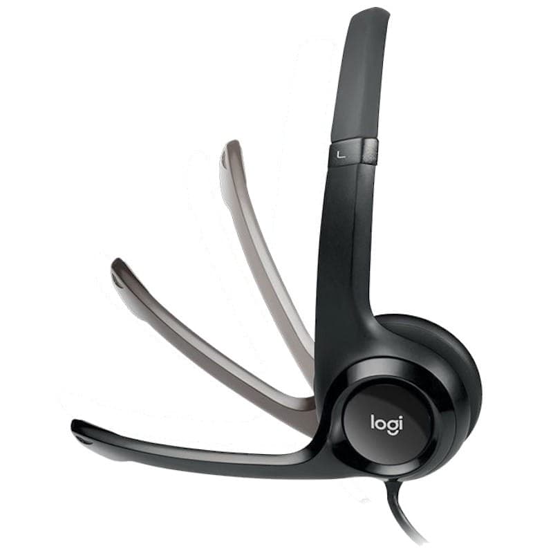 Logitech H390 USB Auriculares con Micrófono - Lateral