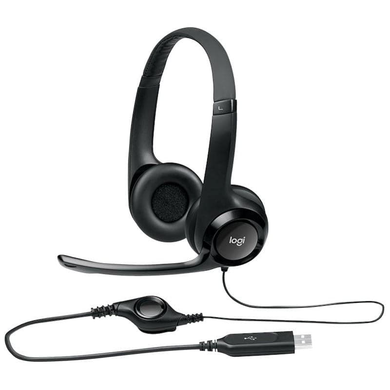 Logitech H390 USB Auriculares con Micrófono - Gran sonido