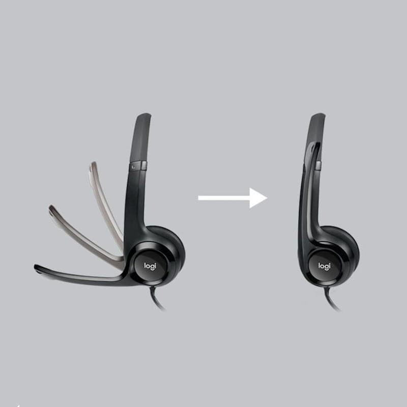 Logitech H390 USB Auriculares con Micrófono - Música