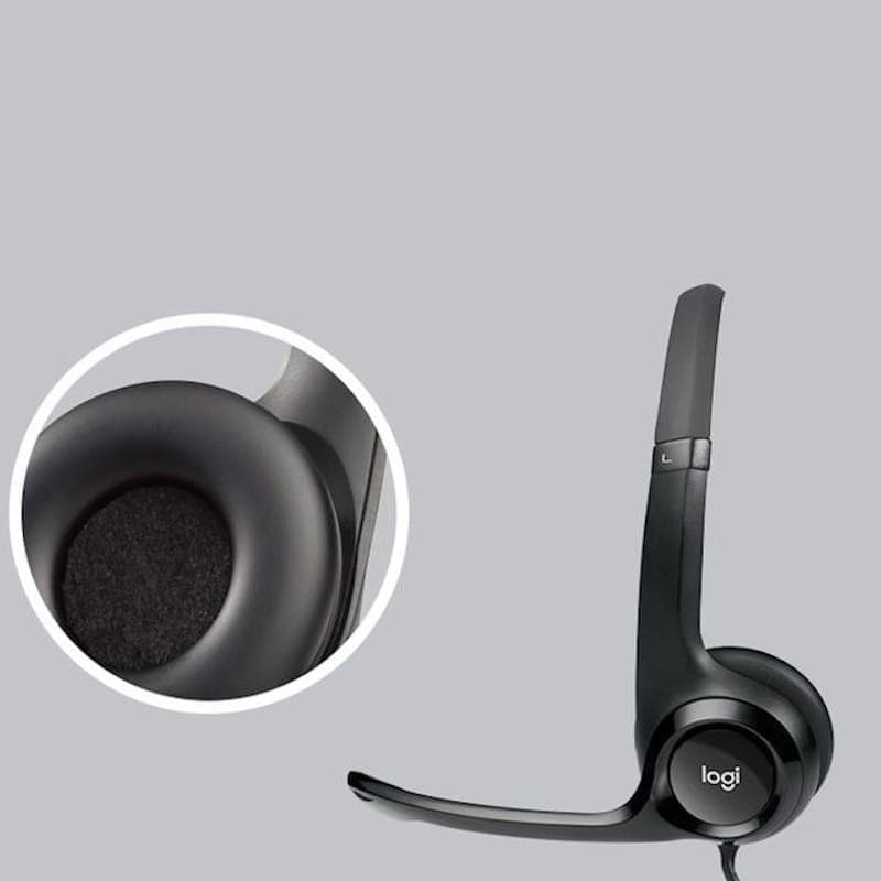Logitech H390 USB Auriculares con Micrófono - Espectacular