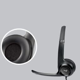 Logitech H390 USB Auriculares con Micrófono - Espectacular