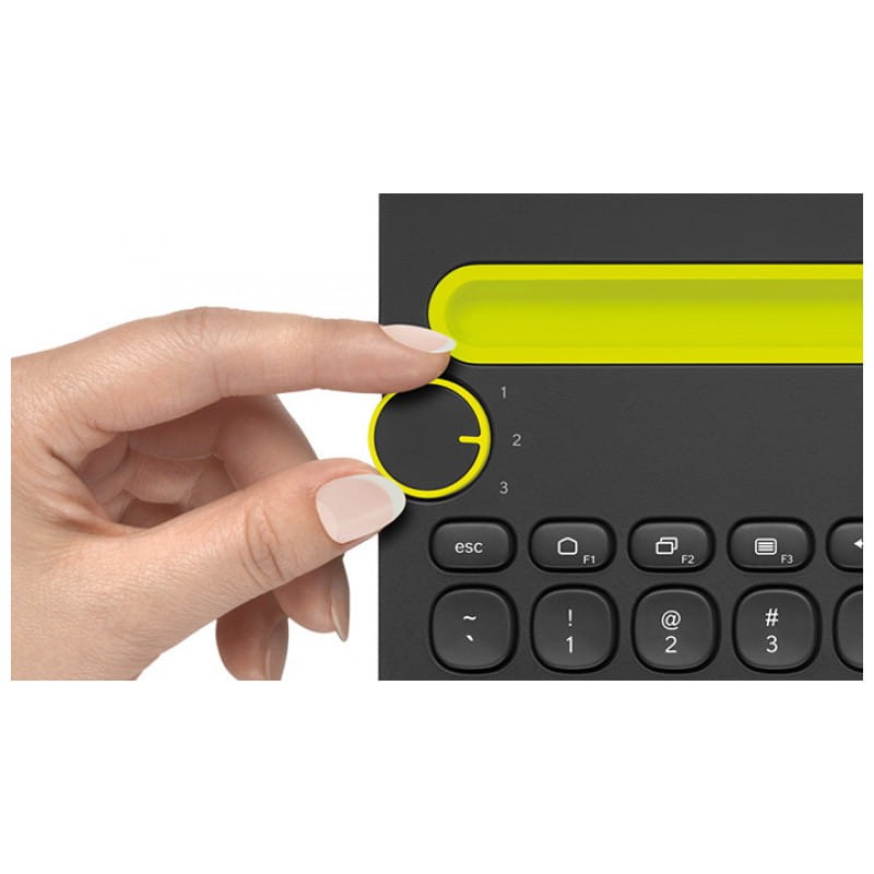 Logitech Bluetooth Multi-Device Keyboard K480 - Negro - Teclado inalámbrico Alemán - Ítem2