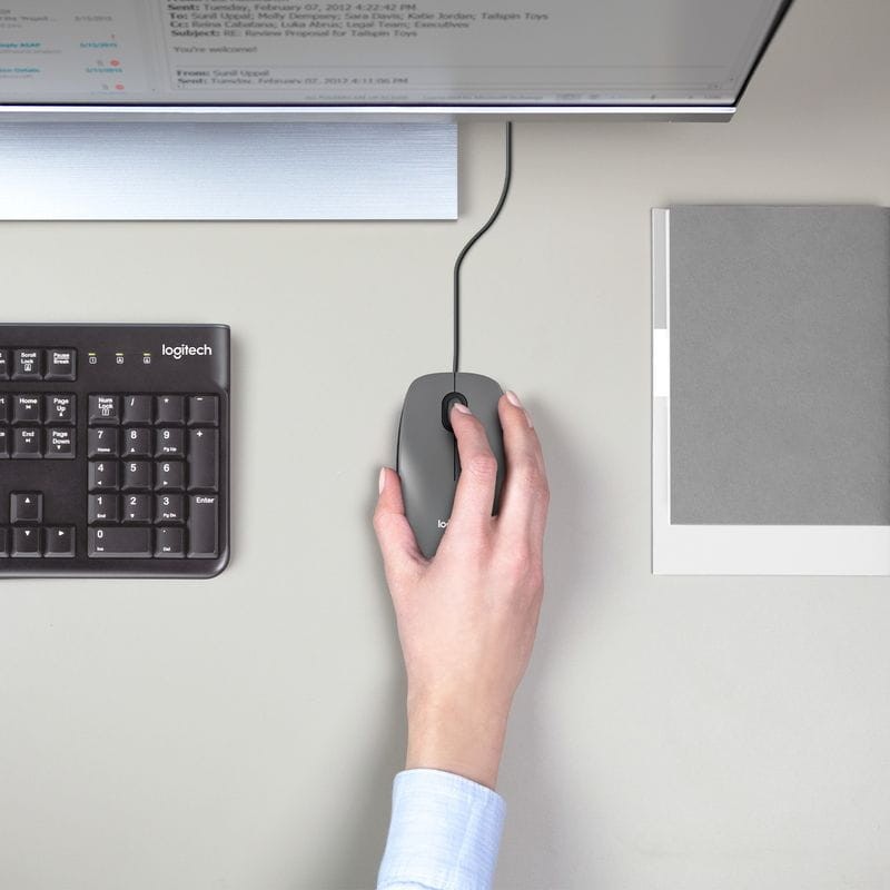 Logitech M100 USB Preto - Rato - 1000 DPI - Item5