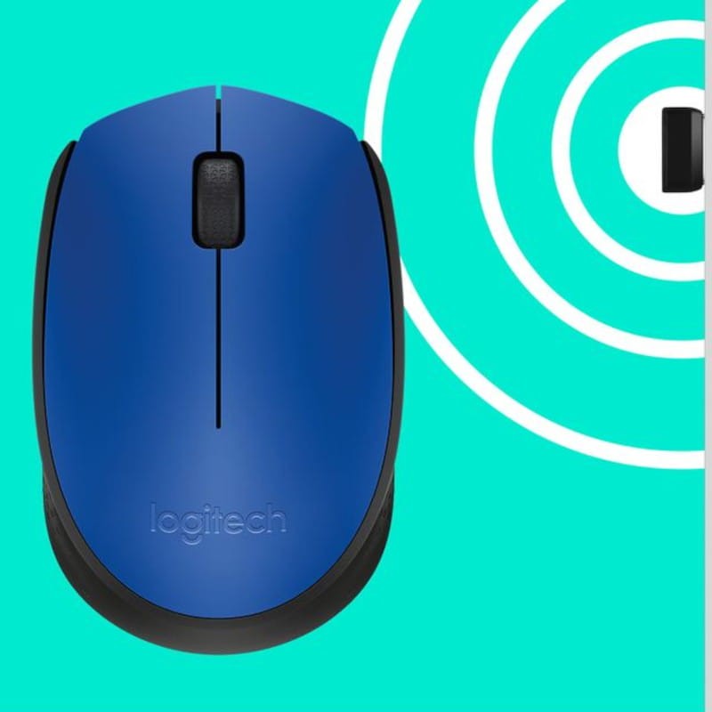 Logitech M171 Azul - Rato Sem Fio - 1000 DPI - Item3