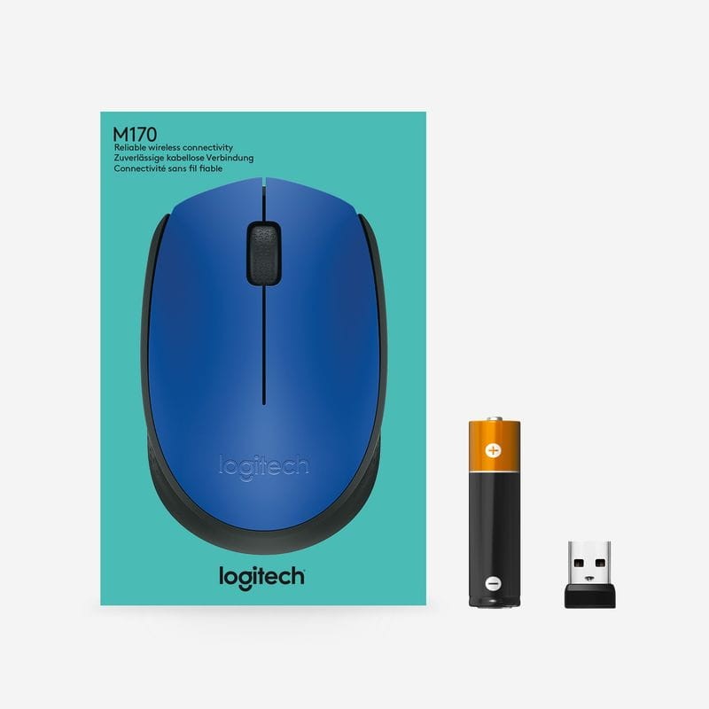 Logitech M171 Azul - Rato Sem Fio - 1000 DPI - Item5