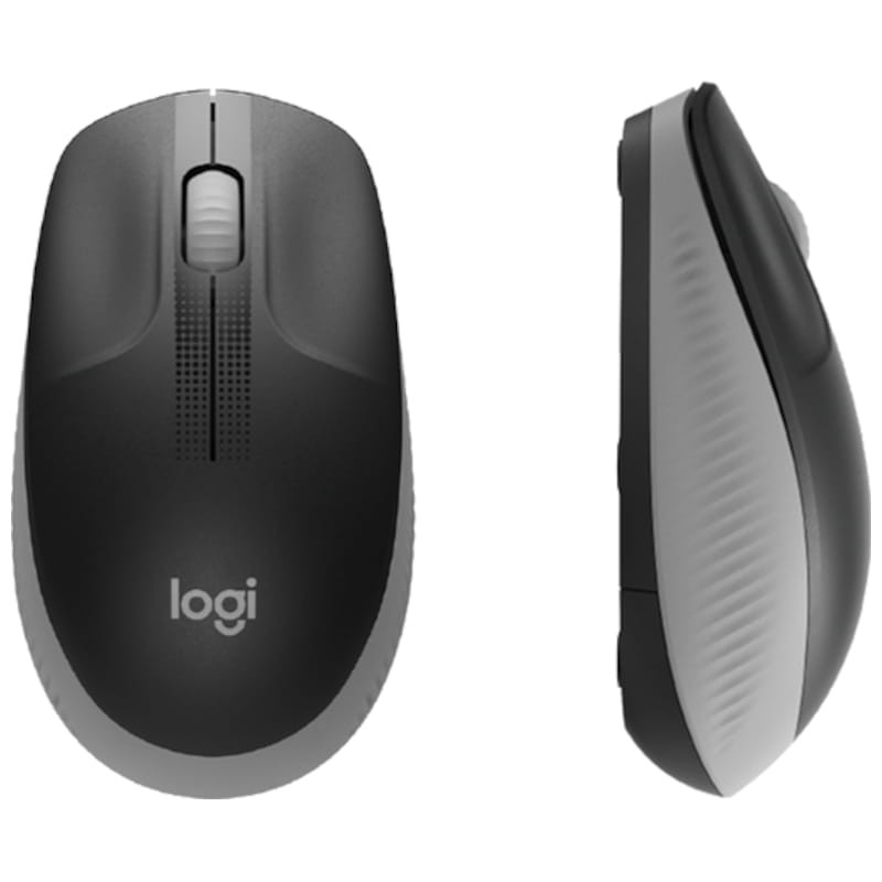 Logitech M190 Wireless Preto Cinza - Mouse sem fio - 1000 DPI - Item2