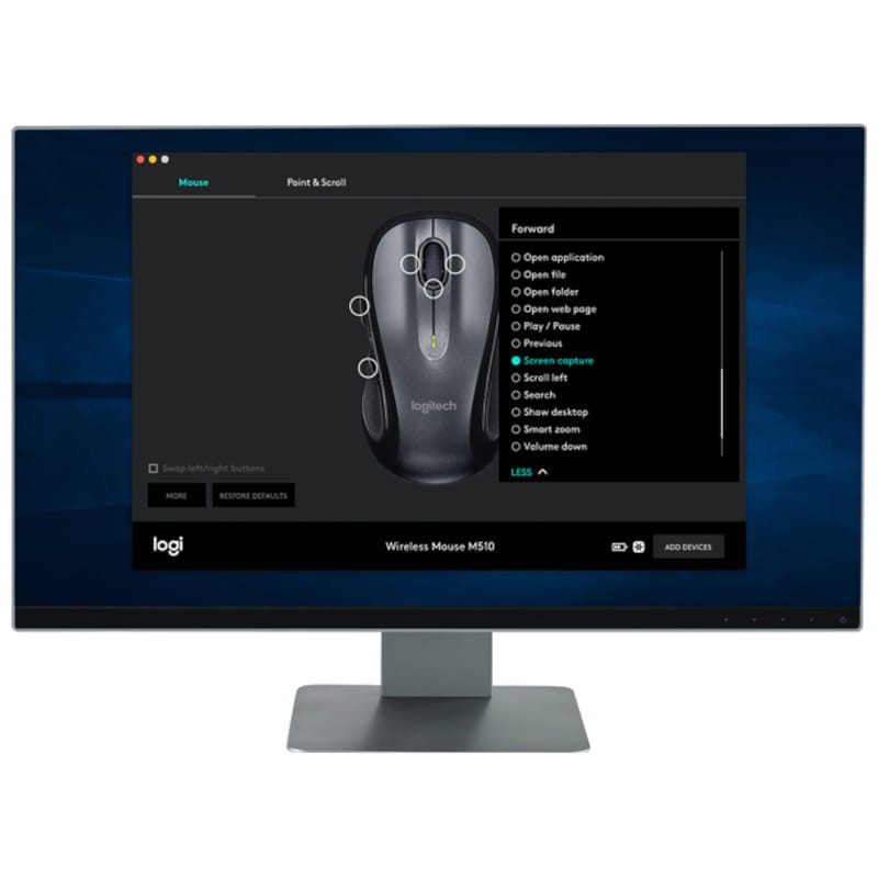 Rato laser sem fios Logitech M510 Preto - Item6