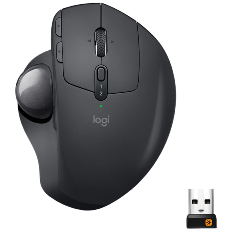 Logitech MX Ergo Bluetooth Grafite - Rato sem fios - 440 DPI - Item