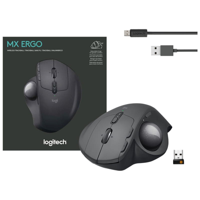 Logitech MX Ergo Bluetooth Grafite - Rato sem fios - 440 DPI - Item6