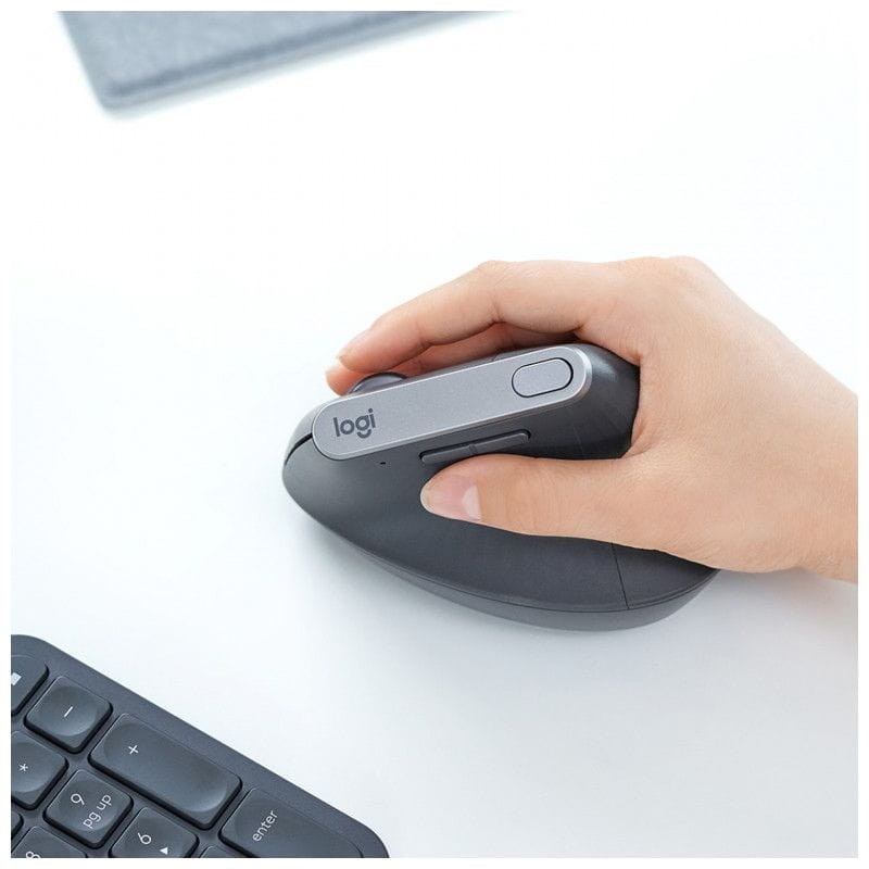 Souris verticale pour Mac noire- Logitech(Reconditionné)