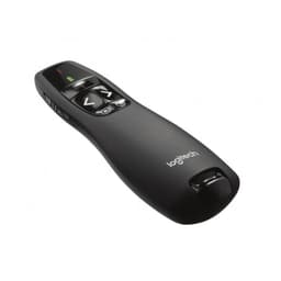 Perspective droite du Pointeur Laser sans Fil Logitech R400 Noir