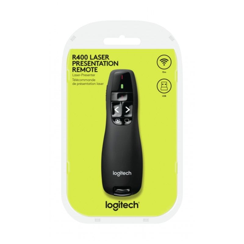 Logitech R400 Wireless Laser Noir - Présentateur - Ítem4