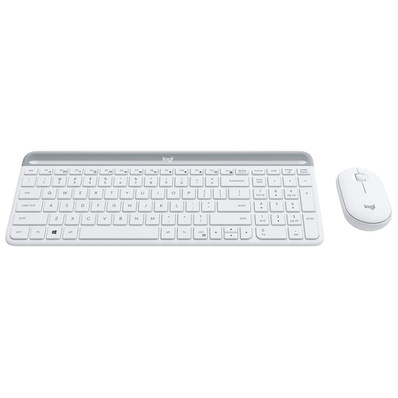 Logitech Slim Wireless Combo MK470 Clavier RF sans fil Espagnol Blanc - Ítem1