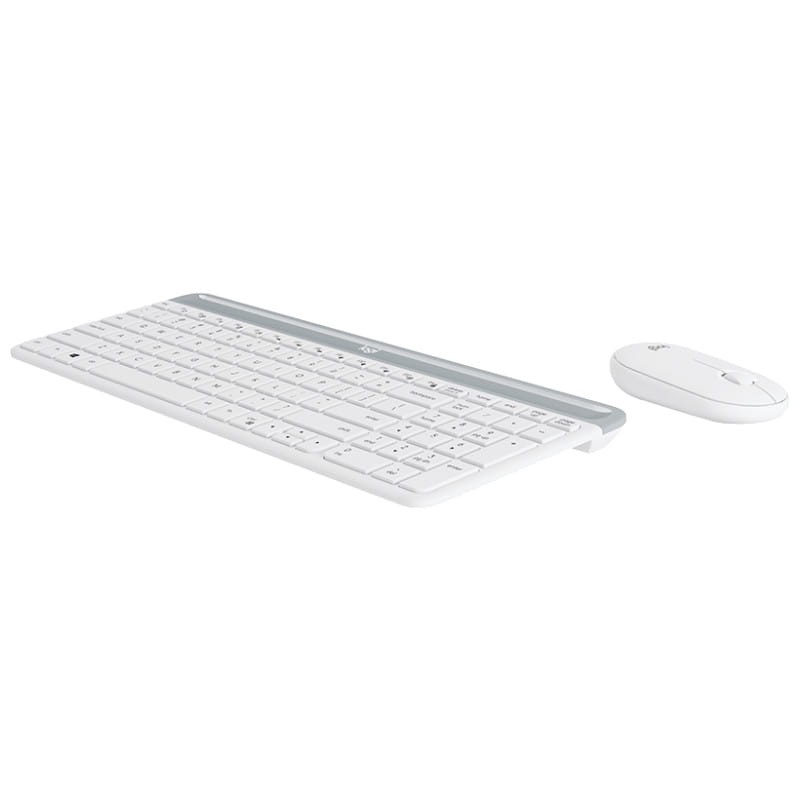 Logitech Slim Wireless Combo MK470 Clavier RF sans fil Espagnol Blanc - Ítem3