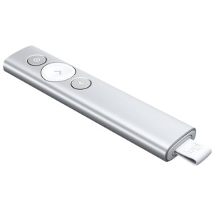 Pointeur laser sans fil pour présentations Logitech Spotlight Gris