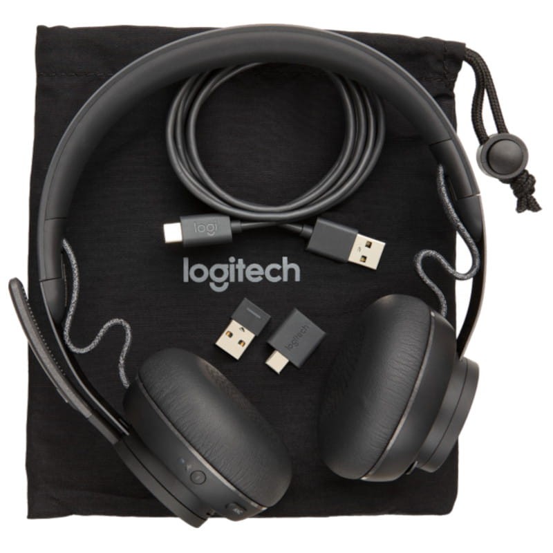 Logitech Zone Wireless UC - Auscultadores com Microfone Preto - Item5