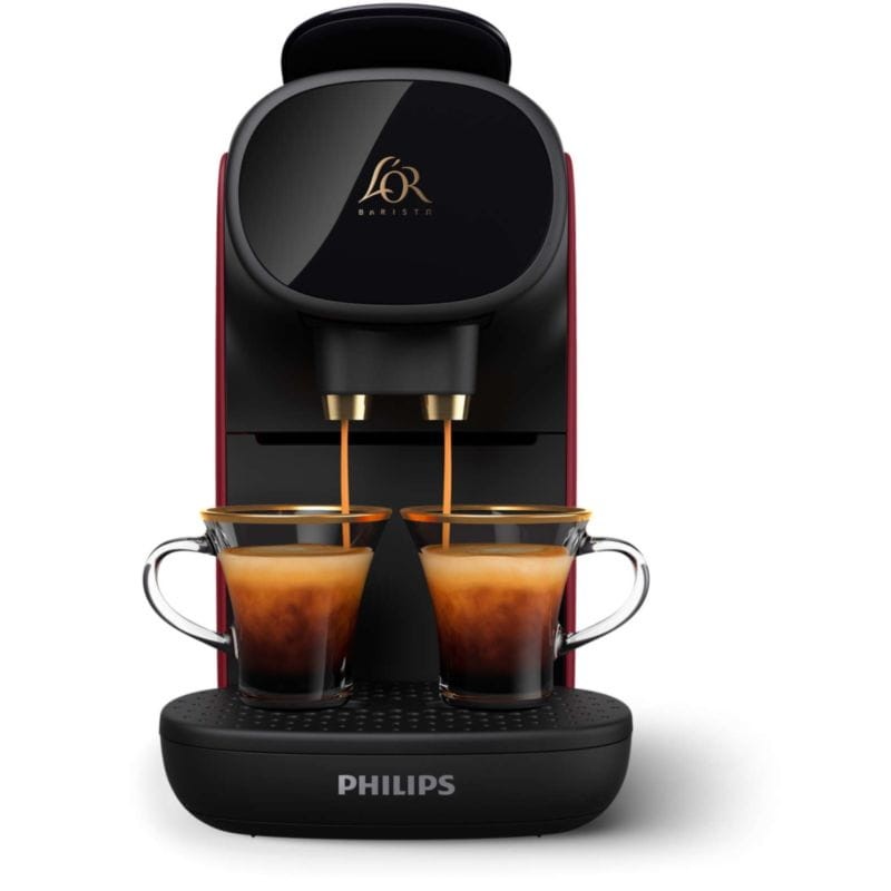 L'OR Barista Sublime LM9012/50 1450W 0,8L Noir/Rouge - Cafetière à capsules - Ítem1
